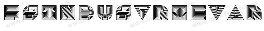 FS Industrie Var Std Regular字体转换